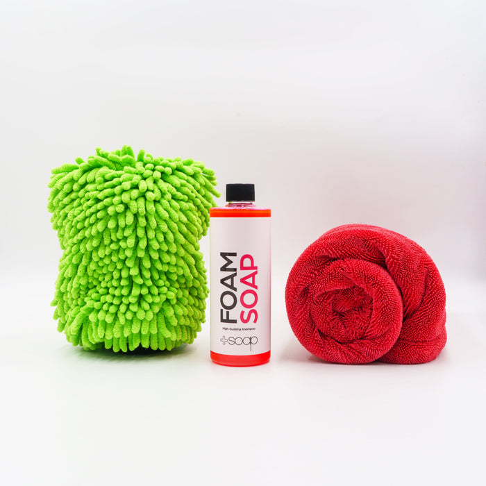 Plus Soap Car Wash & Dry Kit