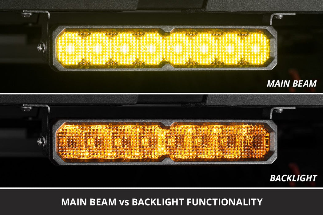 Diode Dynamics SS10 SAE/DOT Yellow LED Light Bar for Tundra