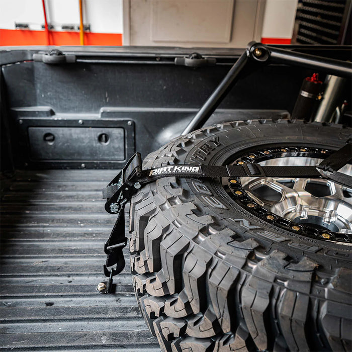 Dirt King Fabrication 3 Way Spare Tire Strap & Mounts