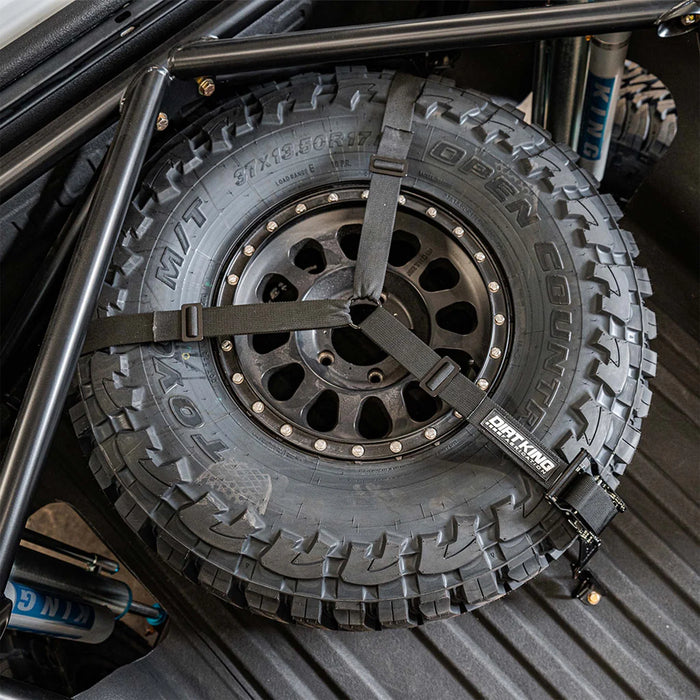 Dirt King Fabrication 3 Way Spare Tire Strap & Mounts