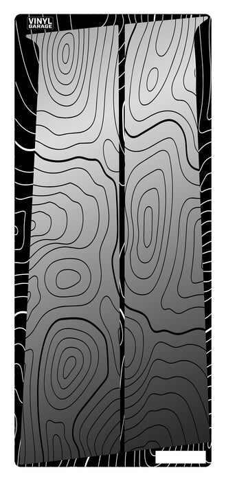 Vinyl Garage B Pillar Topo Decal For Tundra (2022-Current)