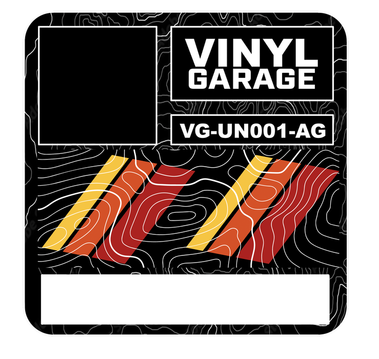 Vinyl Garage Glove Box Keyhole Cover