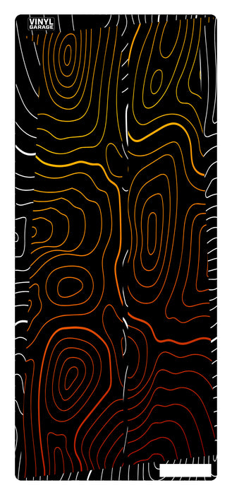 Vinyl Garage B Pillar Topo Decal For Tundra (2022-Current)