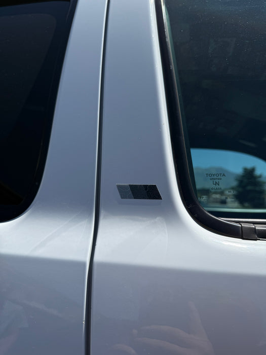 Vinyl Garage B Pillar Three Stripe Decal