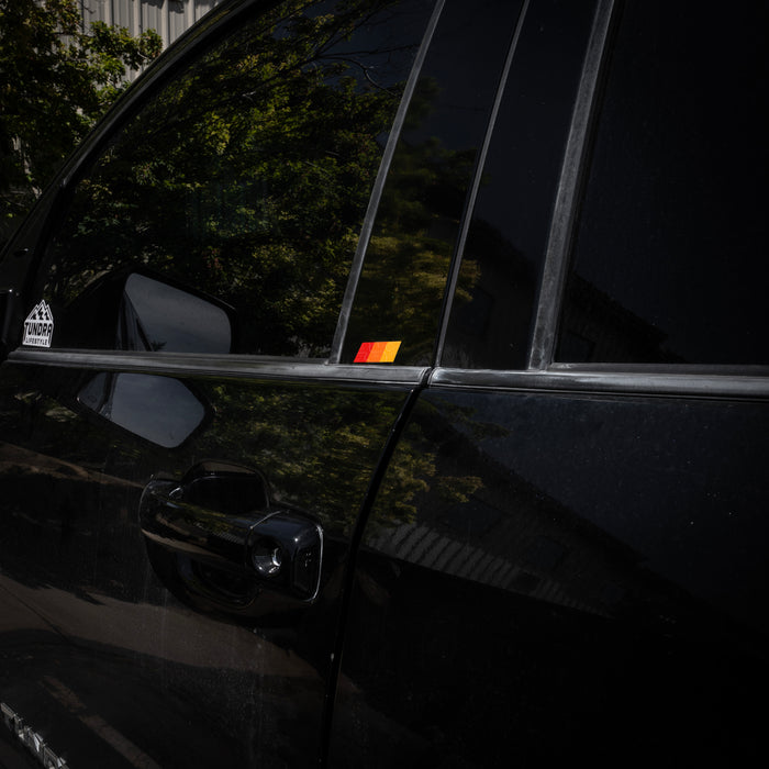 Vinyl Garage B Pillar Three Stripe Decal