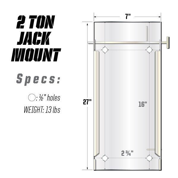 Pro Eagle 2 Ton "The Beast" Jack Mount 2.0
