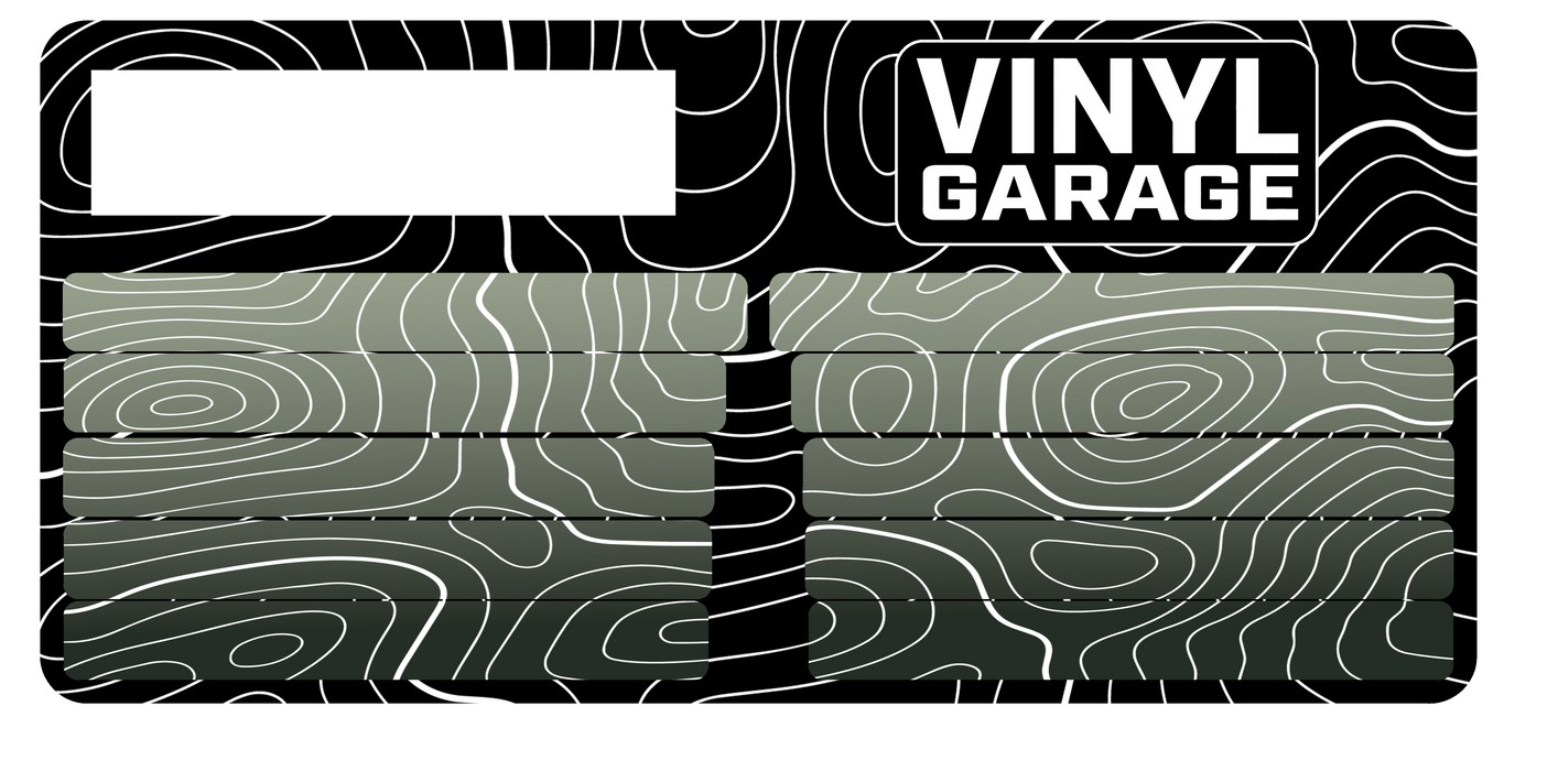 Vinyl Garage Fang Stripe Decal For Tundra (2022-Current)