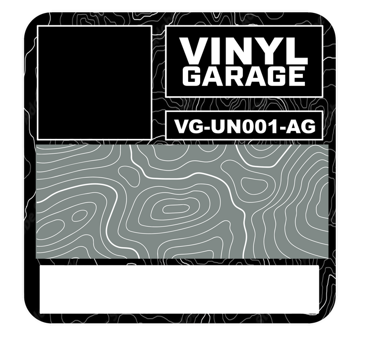 Vinyl Garage Glove Box Keyhole Cover