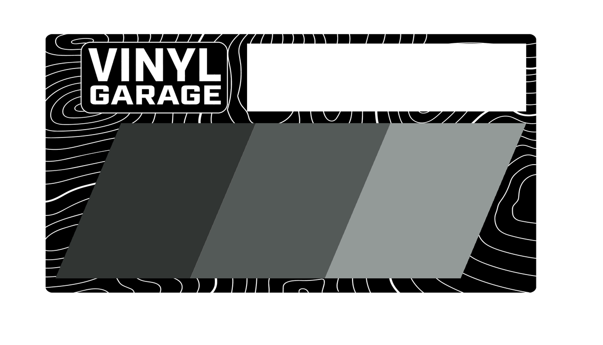 Vinyl Garage B Pillar Three Stripe Decal