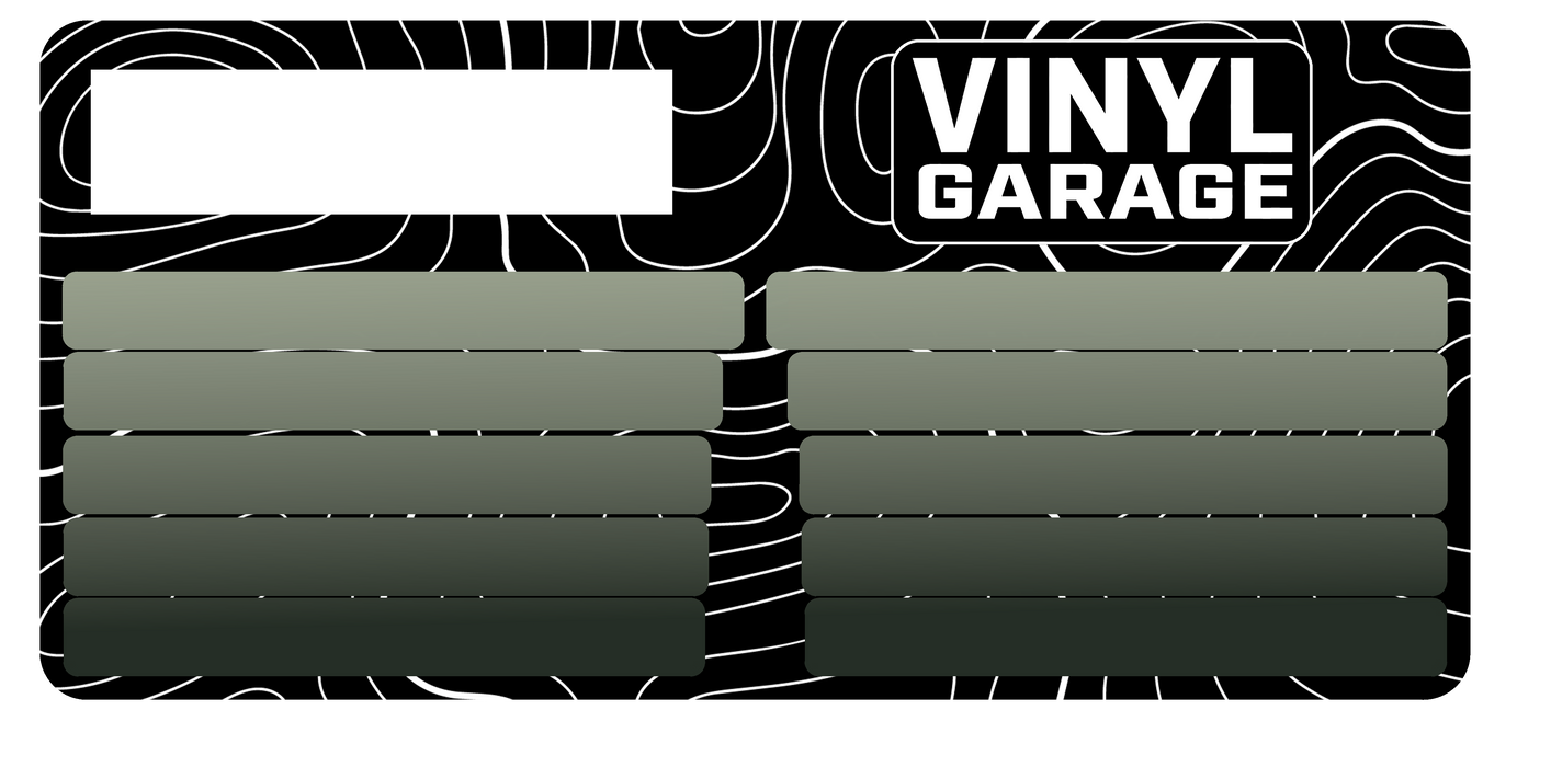 Vinyl Garage Fang Stripe Decal For Tundra (2022-Current)