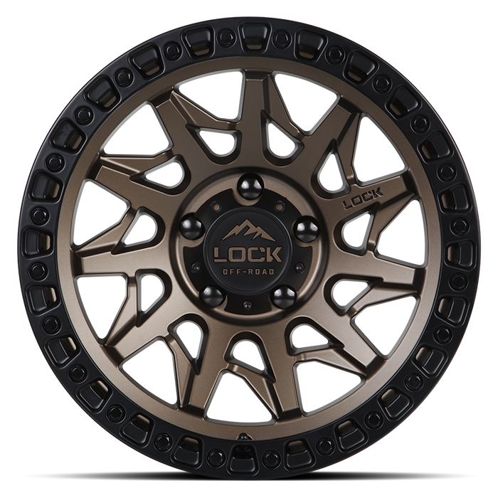 Lock Off-Road Wheels Lunatic Matte Bronze