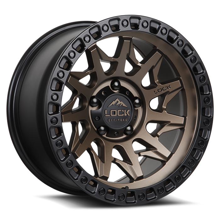 Lock Off-Road Wheels Lunatic Matte Bronze