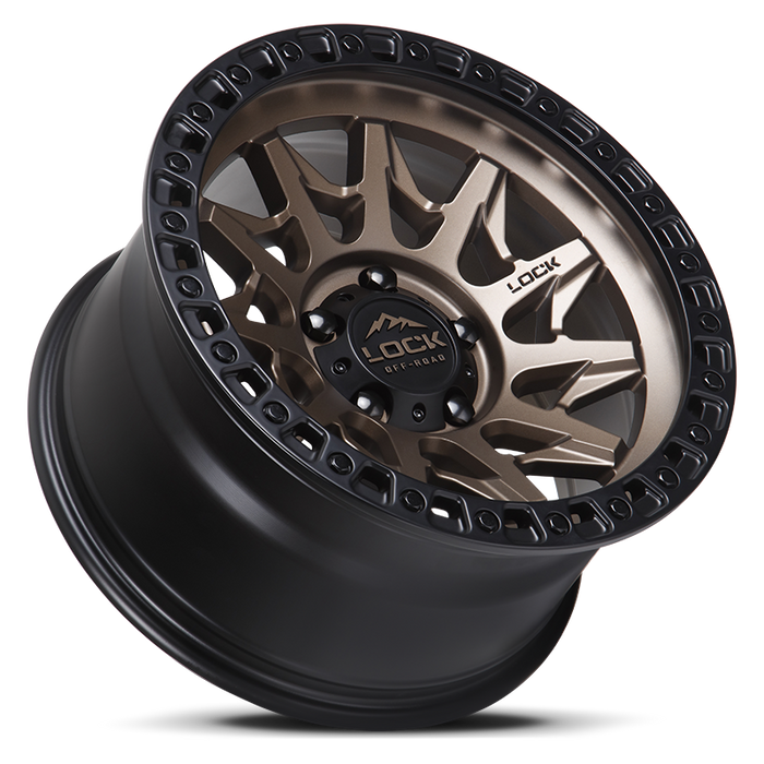 Lock Off-Road Wheels Lunatic Matte Bronze
