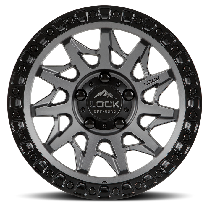 Lock Off-Road Wheels Lunatic Matte Grey