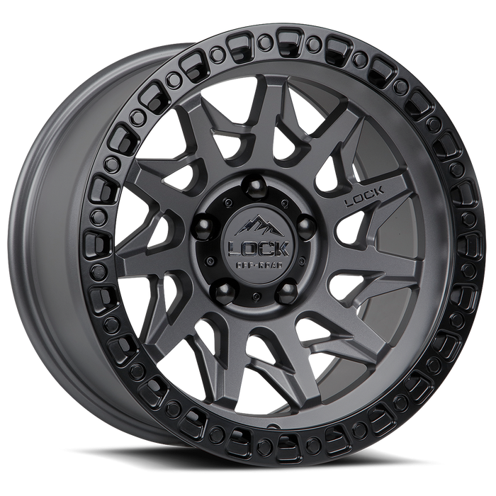 Lock Off-Road Wheels Lunatic Matte Grey