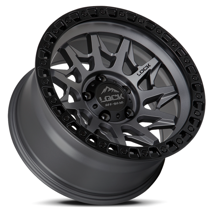Lock Off-Road Wheels Lunatic Matte Grey