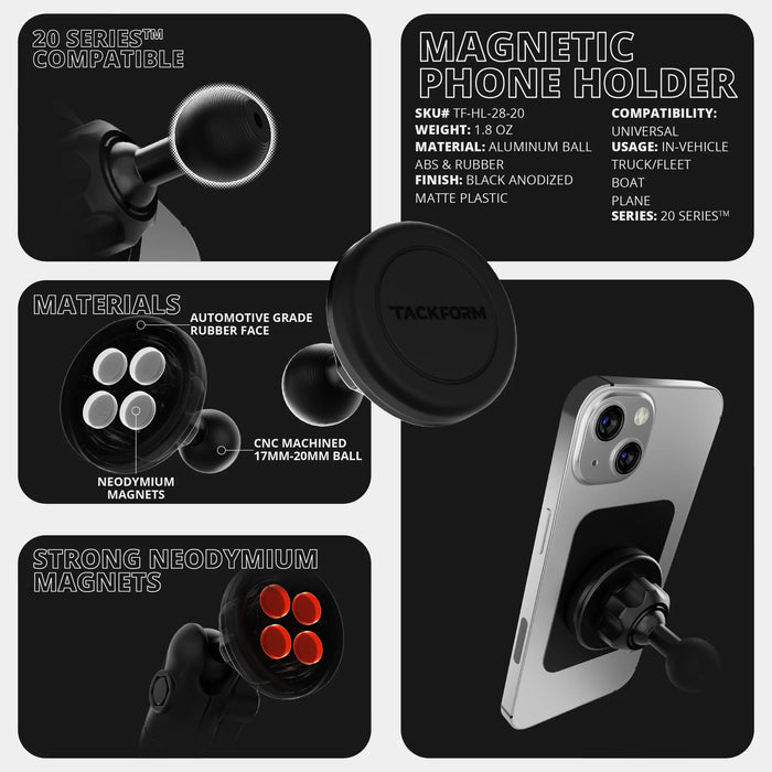 Tackform LINK™ Vent Mount Bracket With Magnetic Phone Holder for Tundra (2014-2021)