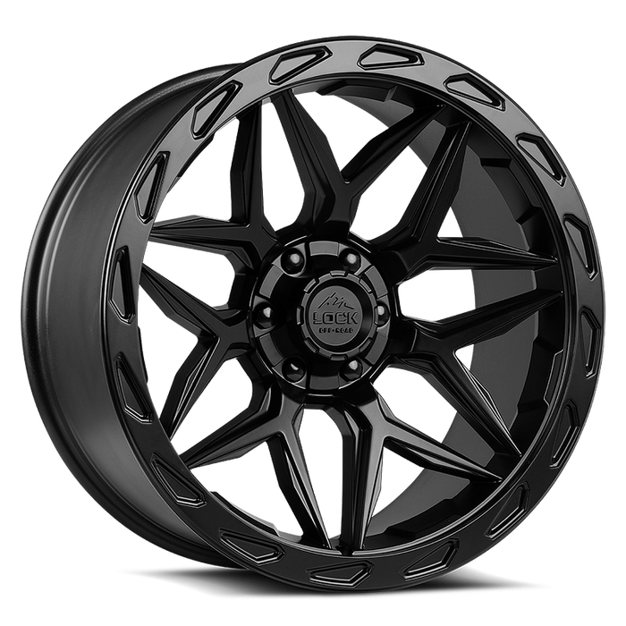 Lock Off-Road Wheels Matrix Matte Black