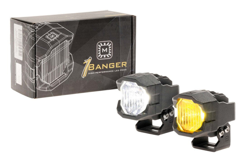 Morimoto 1 Banger LED Pods: HXB Combo Beam