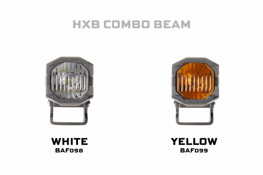Morimoto 1 Banger LED Pods: HXB Combo Beam