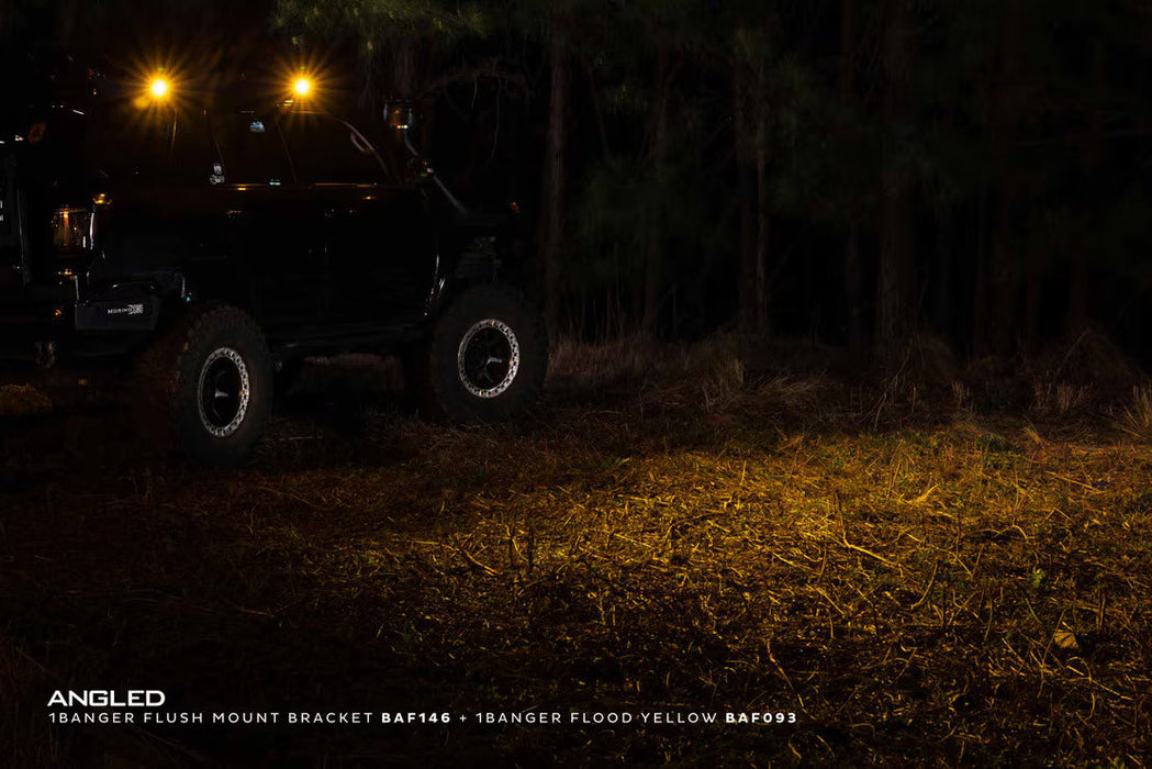 Morimoto 1 Banger Pod Lights: Flush Mounting Kit