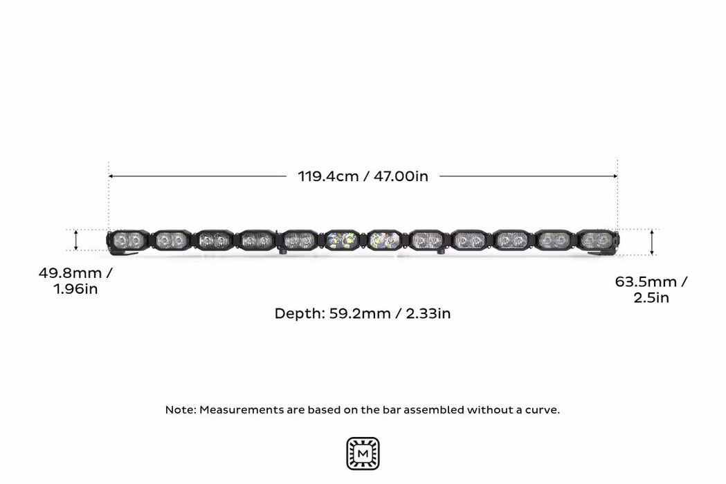 Morimoto 2 Banger Bar: 12 Pod / 47 "