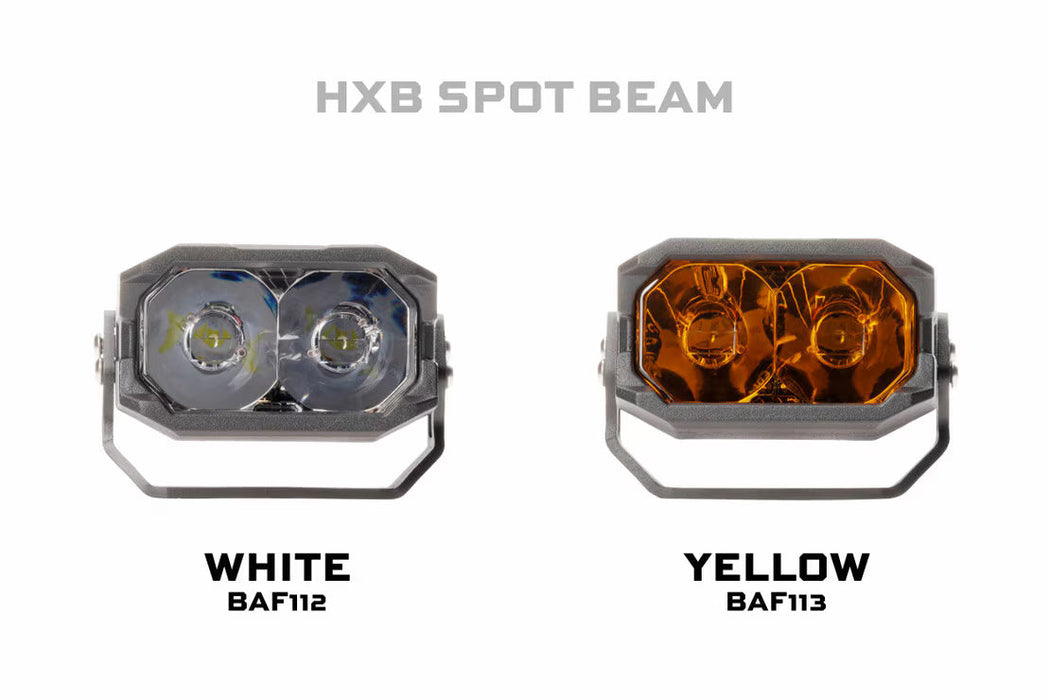 Morimoto 2 Banger LED Pods: HXB Spot Beam