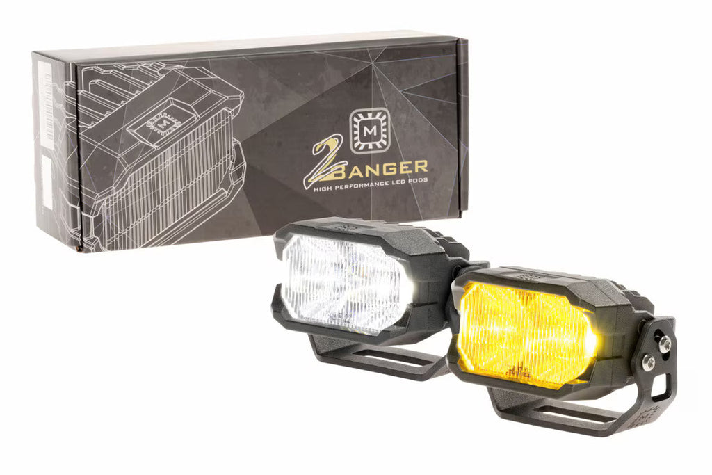 Morimoto 2 Banger LED Pods: HXB Wide Beam — Tundra Lifestyle