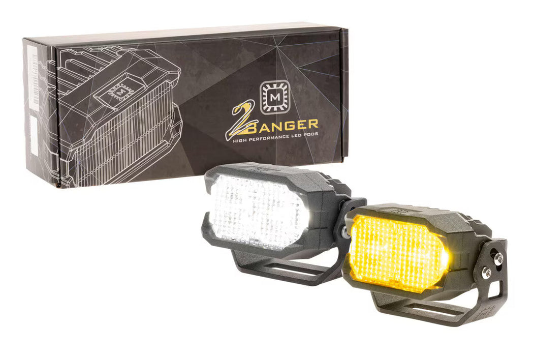 Morimoto 2 Banger LED Pods: NCS Flood Beam