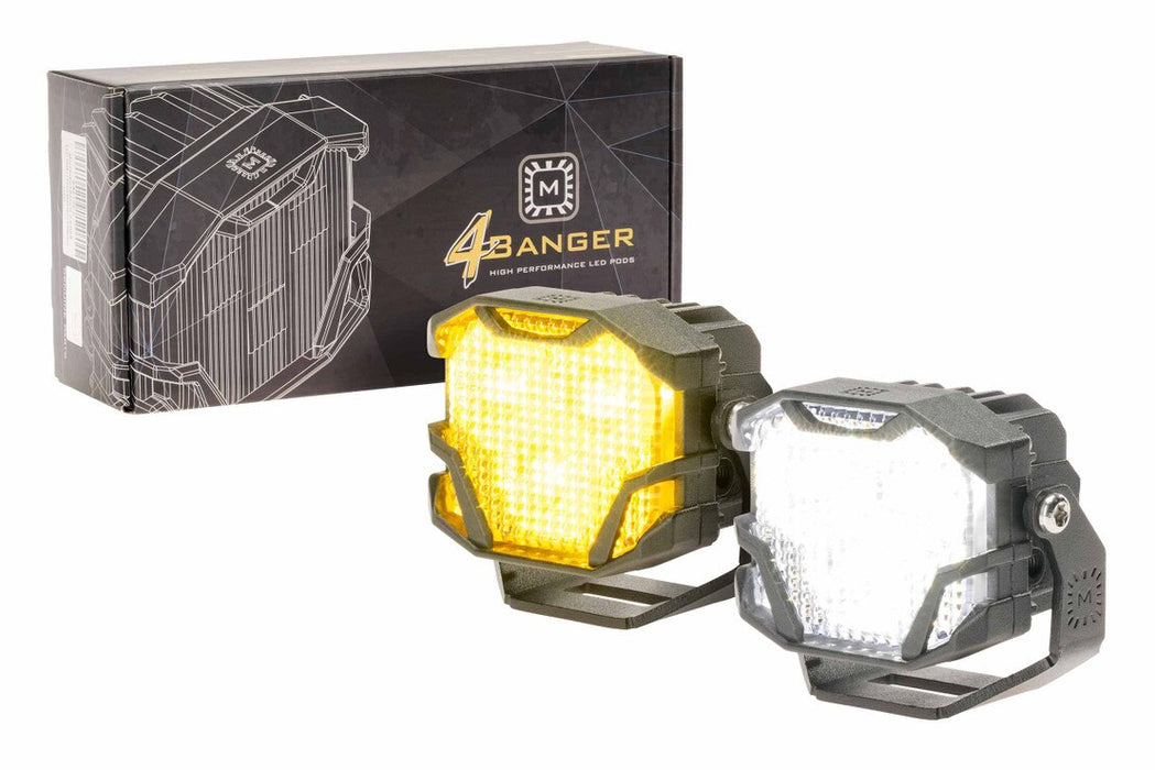 Morimoto 4 Banger LED Pods: HXB Flood Beam