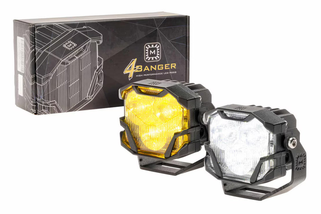 Morimoto 4 Banger LED Pods: NCS Combo Beam