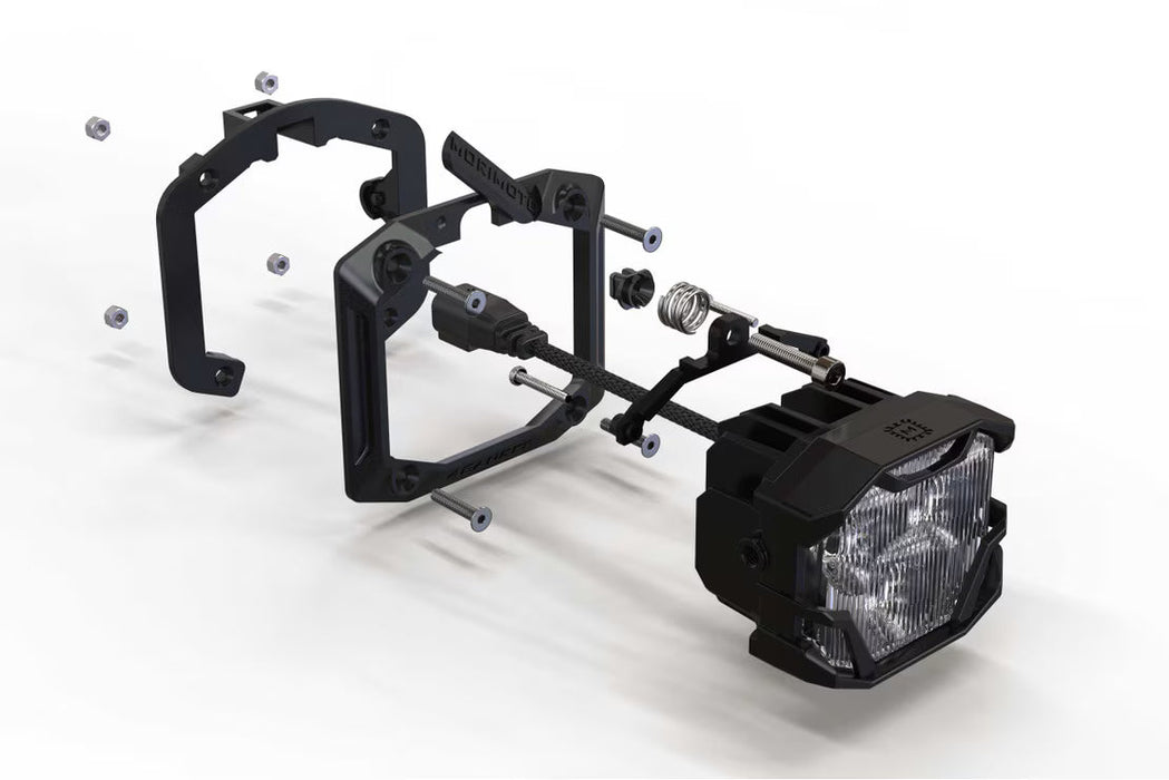 Morimoto 4 Banger Pod Lights: Flush Mounting Kit