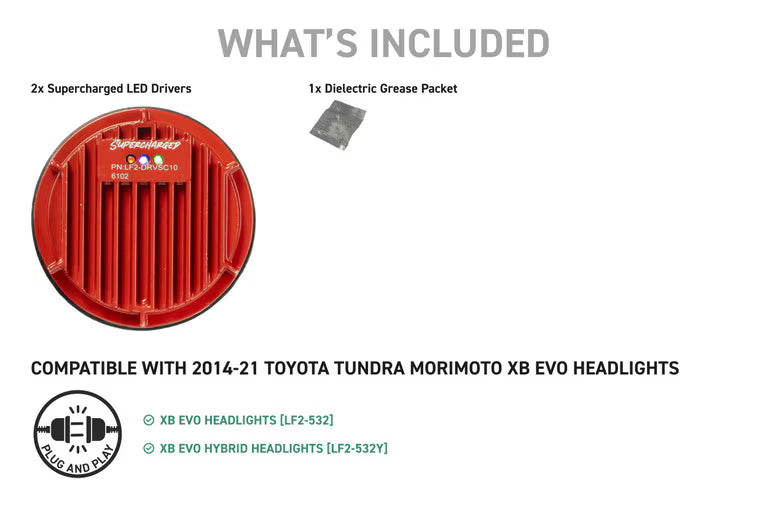 Morimoto Supercharged Drivers XB EVO For Tundra (2014-2021)