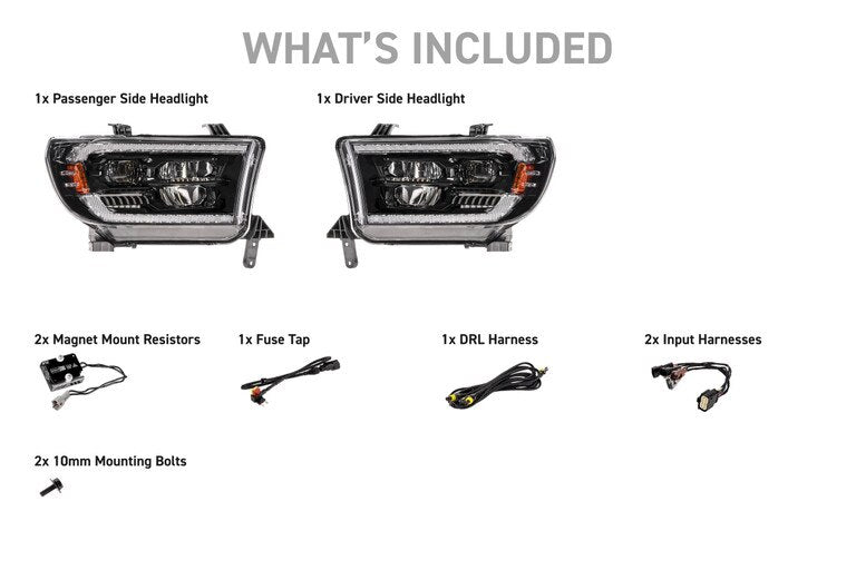 Morimoto XB Evo Hybrid LED Headlights For Tundra (2007-2013)