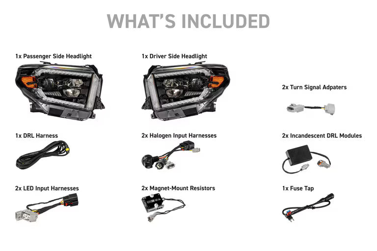 Morimoto XB Evo Hybrid LED Headlights For Tundra (2014-2021)