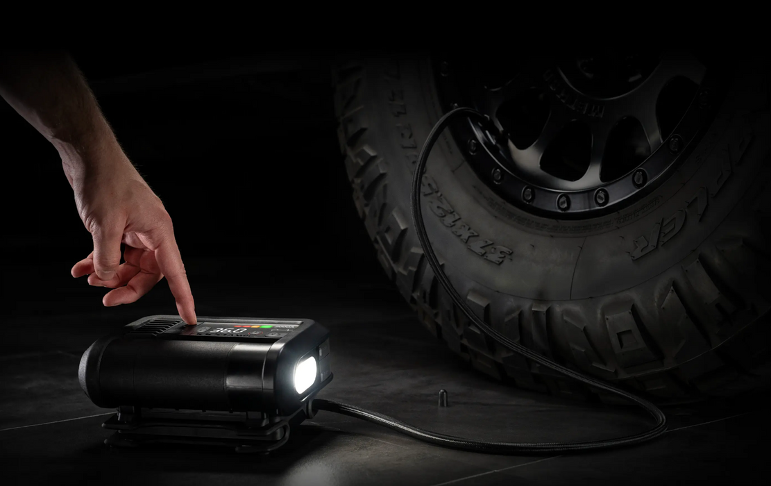 Noco AX65 2000A Boost Air Jump Starter and 67LPM 100PSI Air Compressor