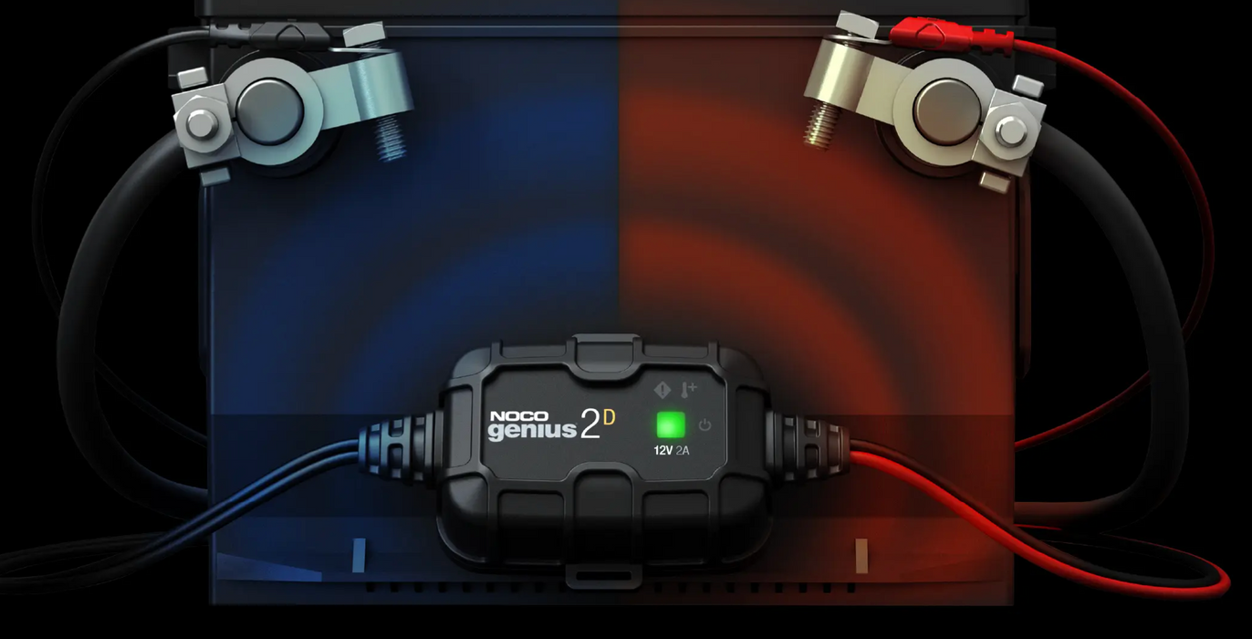 Noco GENIUS2D 12V 2A Direct-Mount Battery Charger