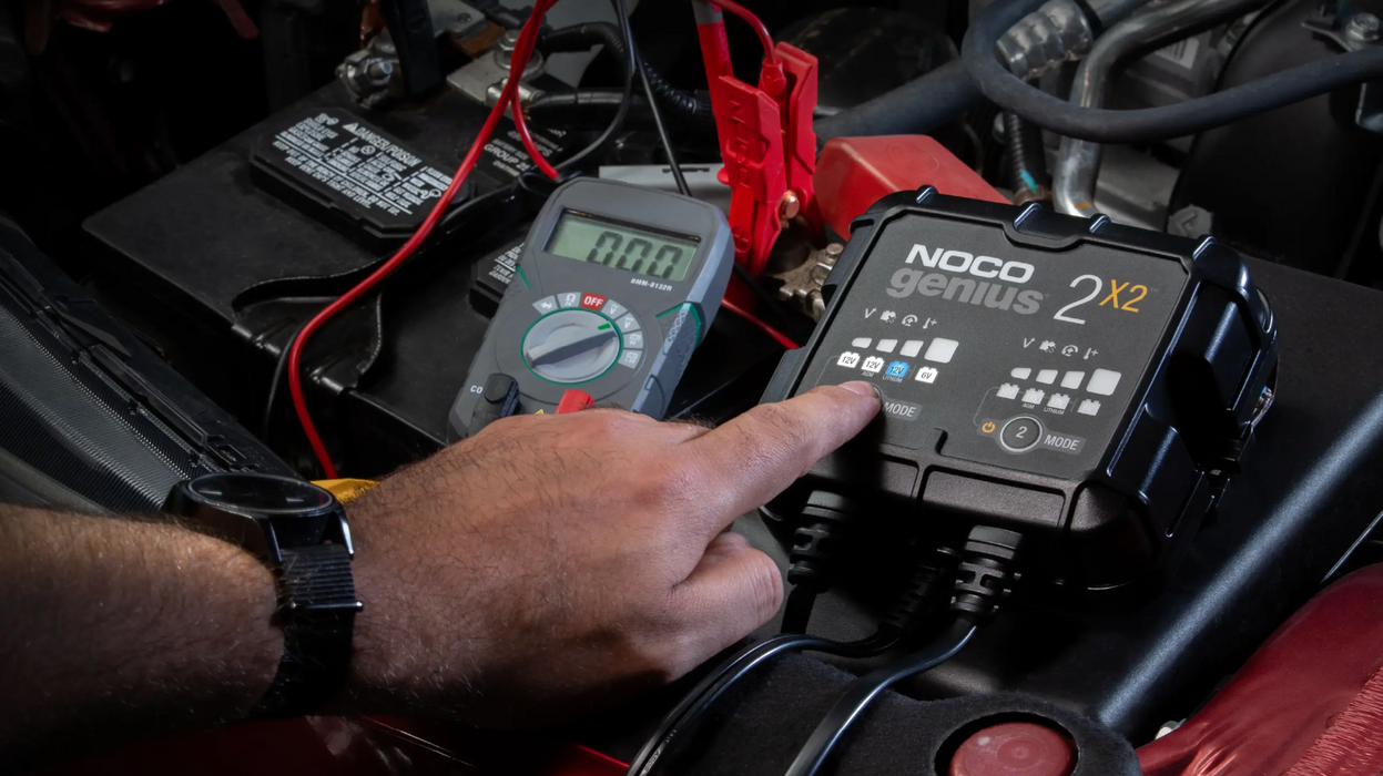 Noco GENIUS2X2 6V/12V 2-Bank 4A Smart Battery Charger