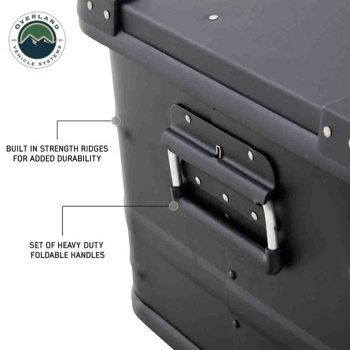 Overland Vehicle Systems Aluminum Box Storage 53 QT