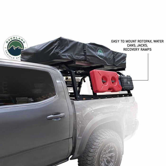 Overland Vehicle Systems Discovery Rack Mid Size Truck Short Bed Application