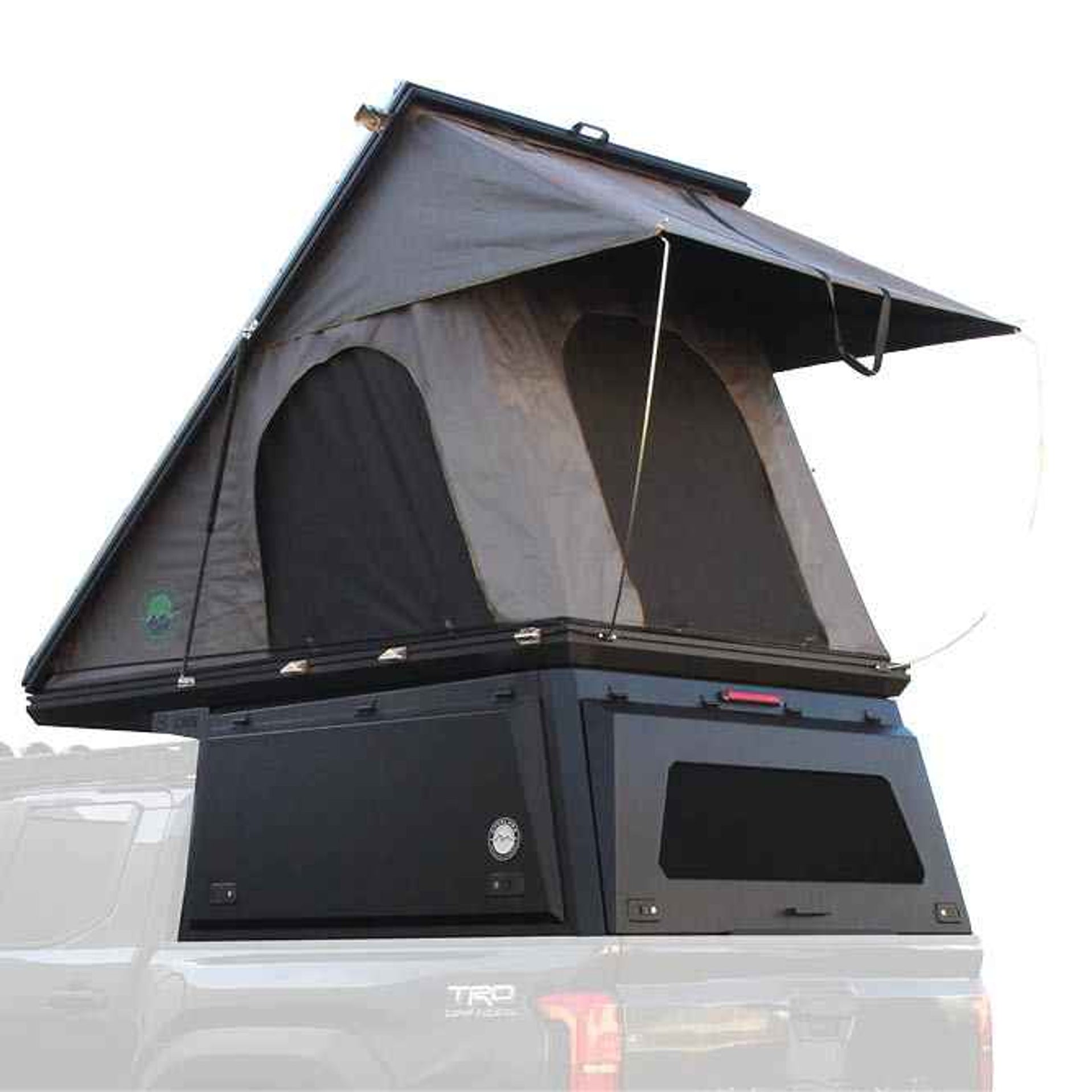 Combo Shell Overland Vehicle Systems Excursion Camper Shell Roof Top Tent Combo ...
