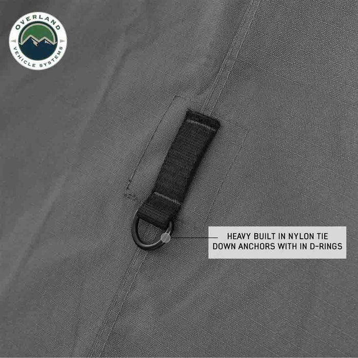 Overland Vehicle Systems HD Nomadic 270 Degree Awning Wall 1 W/Door & Window