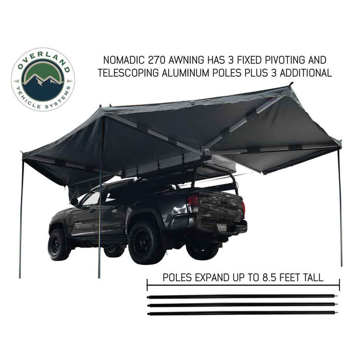 Overland Vehicle Systems HD Nomadic 270 Degree Awning & Wall 1, 2, & 3