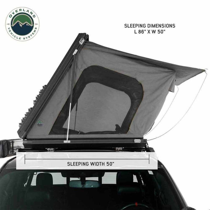 Overland Vehicle Systems HD Sidewinder Side Load Aluminum Hard Shell Roof Top Tent