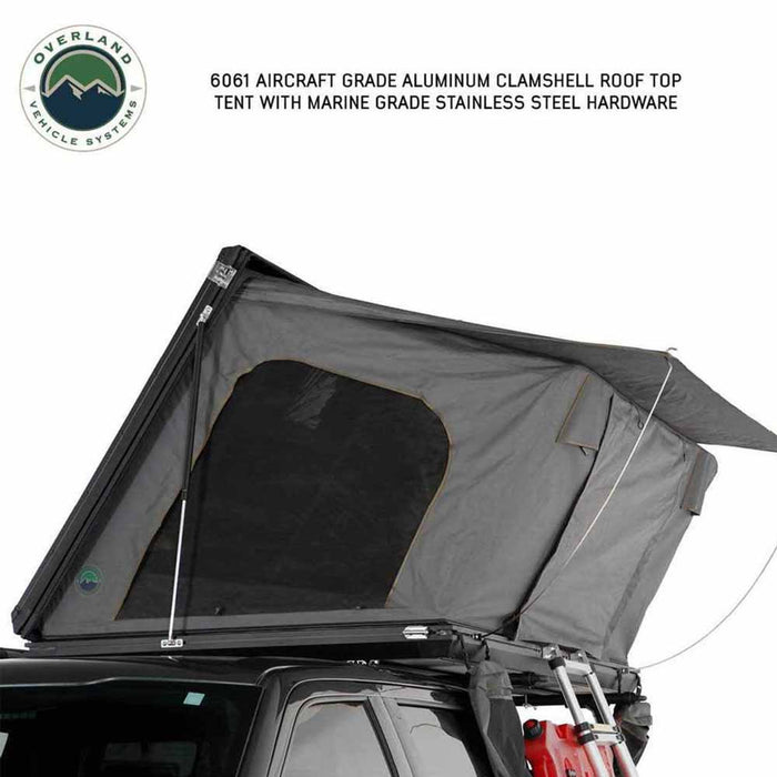 Overland Vehicle Systems HD Sidewinder Side Load Aluminum Hard Shell Roof Top Tent