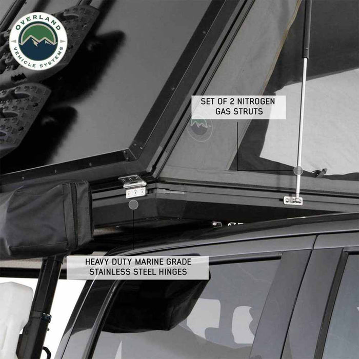 Overland Vehicle Systems HD Sidewinder Side Load Aluminum Hard Shell R — Tundra Lifestyle