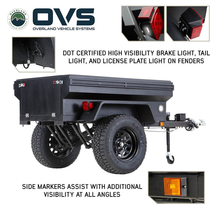 Overland Vehicle Systems Off Road Trailer Military Style