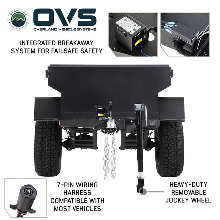 Overland Vehicle Systems Off Road Trailer Military Style