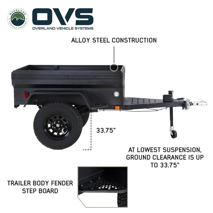 Overland Vehicle Systems Off Road Trailer Military Style