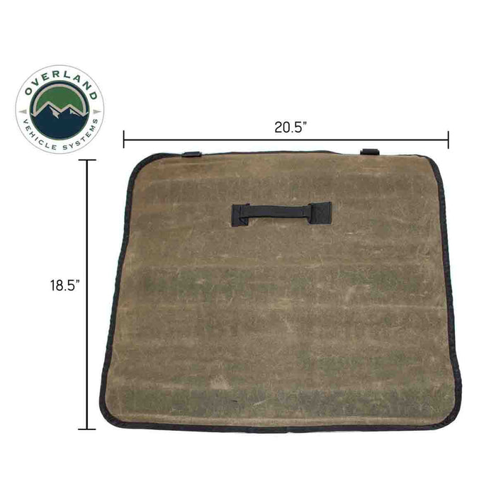 Overland Vehicle Systems Rolled Socket Organizer Storage Bag #16 Waxed Canvas